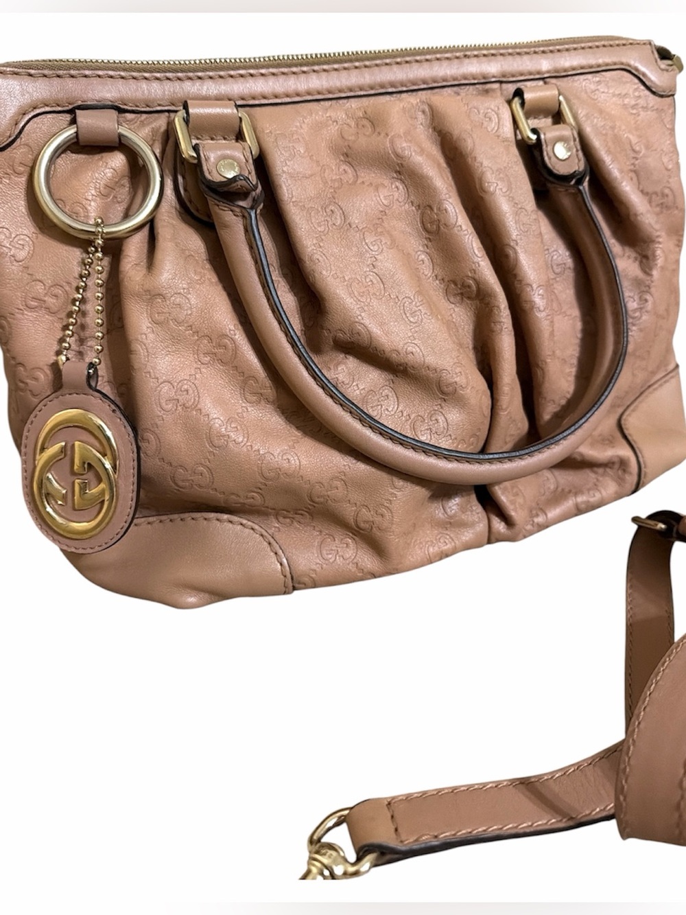Gucci Sukey Tote - nude/blush - 23661081 comes with COA - Picture 6 of 15